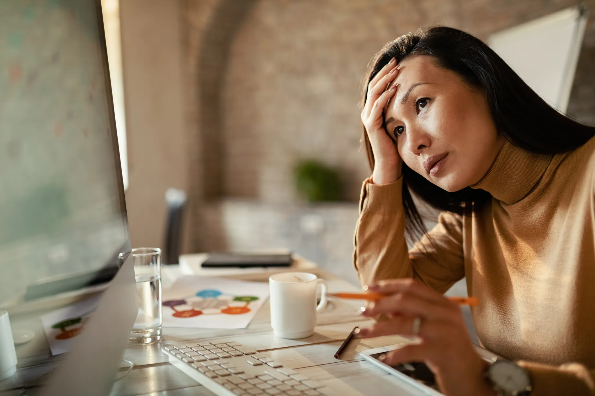 <figcaption>Poor IAQ can be a silent antagonist in the workplace, leading to a multitude of health issues that range from mild to severe.</figcaption>