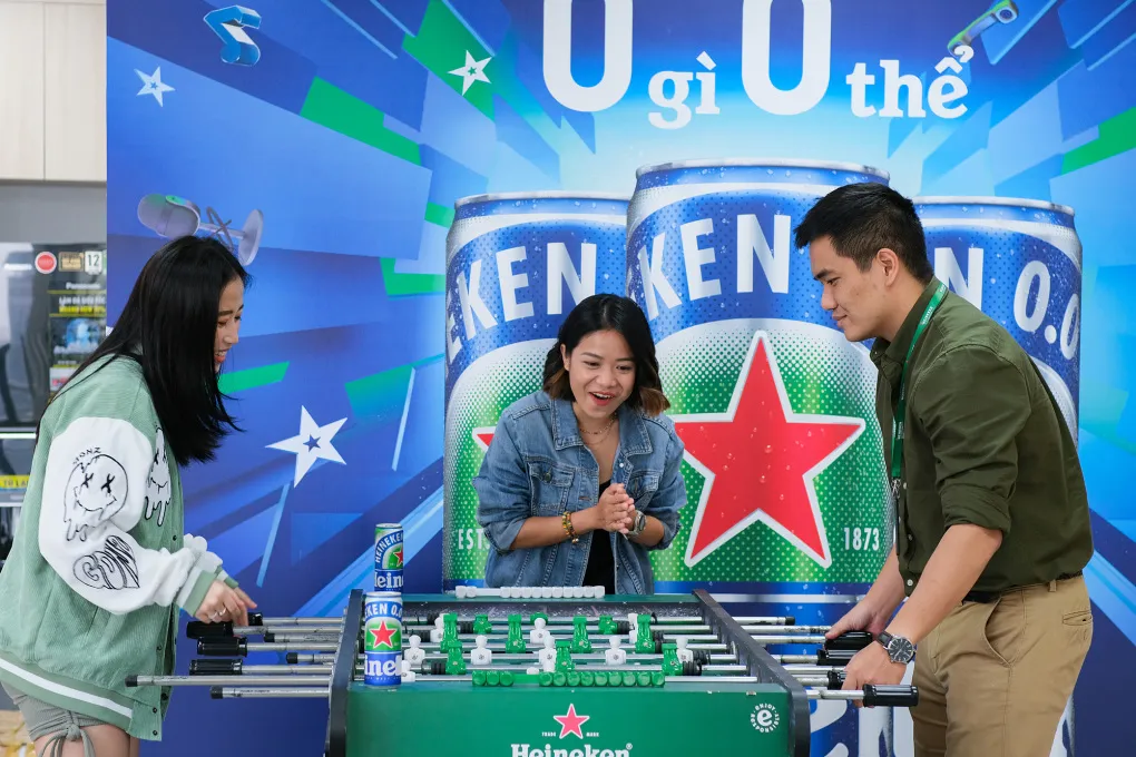 <figcaption>Nhân viên Heineken được cung cấp nhiều khu vực giải trí, thư giãn và thưởng thức sản phẩm của công ty sau giờ làm việc.</figcaption>